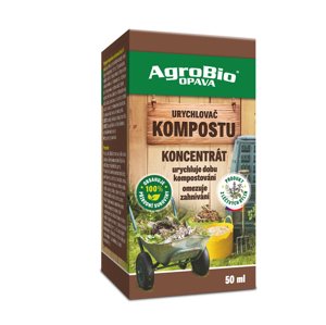 AgroBio OPAVA Urychlovač kompostu - Kouzlo Přírody 50ml kapalný přípravek z bylin pro urychlení procesu kompostování