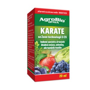 AgroBio OPAVA Karate se Zeon technologií 5 CS 20ml Postřik k hubení  mšic a savého a žravého hmyzu