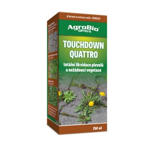 Syngenta Crop Protection AG Touchdown Quattro 250ml Postřikový neselektivní herbicid proti širokému spektru jednoletých a víceletých plevelů
