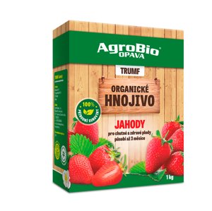 AgroBio Trumf jahody 1 kg Organické hnojivo pro chutné a zdravé jahody.