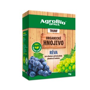 AgroBio Trumf Réva 1 kg Organické hnojivo pro chutné a zdravé hrozny. Působí až 3 měsíce.