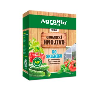 AgroBio Trumf Do skleníku 1 kg Pro výživu zeleniny pěstované ve sklenících. Působí až 3 měsíce