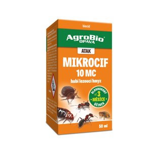 AgroBio OPAVA ATAK MikroCif 10MC 50ml insekticidní koncentrát účinně hubící rusa domácího a jiný lezoucí hmyzu