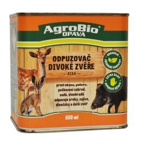 AgroBio OPAVA ATAK -  Odpuzovač divoké zvěře 500ml Pachový ohradník