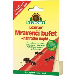 Neudorff Loxiran Mravenčí bufet - náhradní náplň 20ml Náhradní náplň k přípravku Loxiran Mravenčí bufet