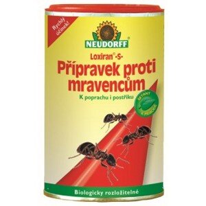 AgroCS Neudorff Loxiran S přípravek proti mravencům 100 g Jed na mravence k poprachu i postřiku