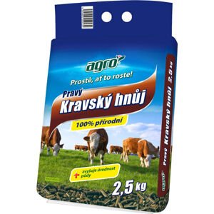 AGRO CS a.s. AGRO Pravý kravský hnůj 2,5kg 100% přírodní