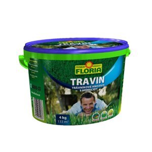 AGRO CS a.s. Floria Travin 4 kg granulované trávníkové hnojivo s účinkem proti plevelům a mechům
