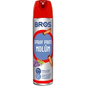 Bros spray proti molům 150 ml Insekticidní spray na hubení šatních molů s okamžitým účinkem.