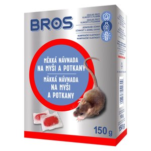 Bros - měkká návnada na myši a potkany Jed na potkany a myši