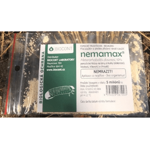 Biocont Nemamax 5 mil (Heterorhabditis downesi) hlístice proti chroustům, lalokonoscům, klikorohům a listokazům
