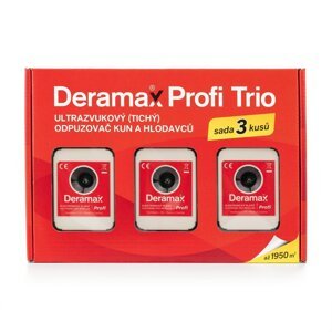 Deramax-Profi-Trio Odpuzovač kun a jiných hlodavců v sadě 3 kusů.