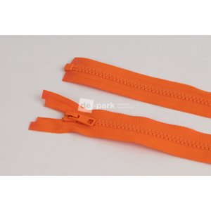 Zip YKK - 45 cm - dělitelný - oranžová