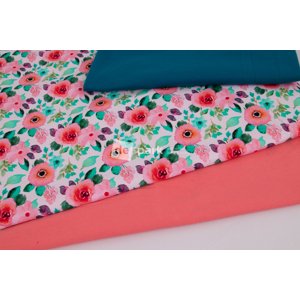 Balíček č.954 - Teplákovina - Akvarelové květy