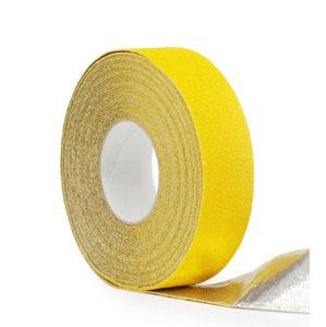 Vysoce abrazivní protiskluzová páska PERMAFIX ALU - kotouč žlutá, 50 mm x 18 m - 50 mm x 18 m - Kód: 04422