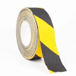 Vysoce abrazivní protiskluzová páska PERMAFIX ALU - kotouč žlutočerná, 50 mm x 18 m - 50 mm x 18 m - Kód: 04423