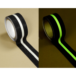 Protiskluzová páska svítící GLOWFIX BLACK fotoluminiscenční, 50 mm x 18 m - Kód: 06366