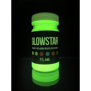 Fotoluminiscenční pigment zelený FTL 440 do vodou ředitelných barev Lahvička 150 g - Kód: 15746