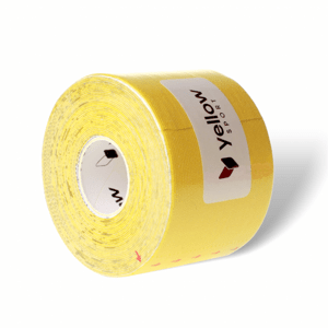 Kineziologická - tejpovací páska yellowTAPE, 5cm x 5m Páska yellowTAPE, 5 cm x 5 m, ŽLUTÁ, Kód: 24667