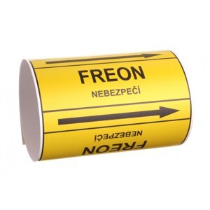 Páska na značení potrubí Signus M25 - FREON Samolepka 100 x 77 mm, délka 1,5 m, Kód: 25881