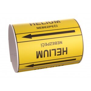Páska na značení potrubí Signus M25 - HELIUM Samolepka 80 x 62 mm, délka 1,5 m, Kód: 25885