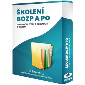 Školení BOZP a PO pro zaměstnance Školící film BOZP a PO + doklady ke školení, Kód: 27059