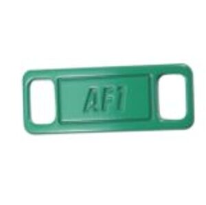 Kovová spona - přezka na tkaničky AF1 - Zelená