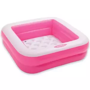 INTEX Nafukovací bazének pro děti - růžový, 85x85x23cm