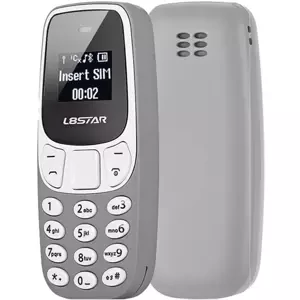 Miniaturní mobilní telefon L8STAR BM10 - šedý