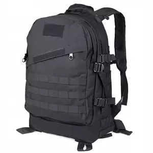 Zaparkorun Voděodolný turistický batoh - Survival - 45 L - černý