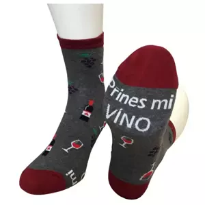 Intenso Dámské ponožky intenso - Přines mi víno - 1 pár - 35-37