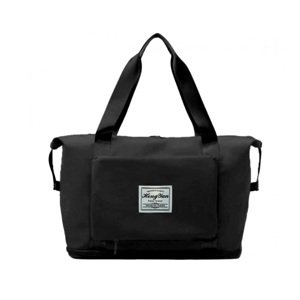 Zaparkorun Dámská skládací cestovní taška Foldaway Travel Bag - černá