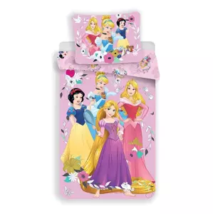 JERRY FABRICS Bavlněné povlečení - Princess pink 02 - 140 x 200 cm + 70 x 90 cm - Jerry Fabrics