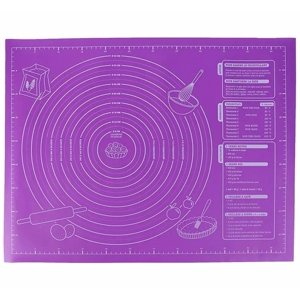 Kuchyňská silikonová deska 60 x 46 cm - fialová