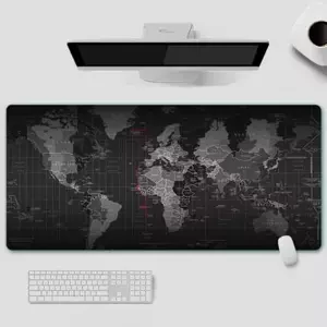 Zaparkorun Podložka na pracovní stůl - mapa světa - 40 x 90 cm