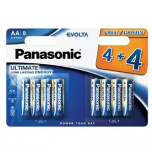 Tužkové baterie Evolta - 8x AA - Panasonic