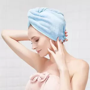 Zaparkorun Rychleschnoucí turban na hlavu pro dospělé - Modrý