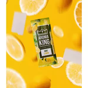 Ochucená vonná karta - Ledový citron - Cool Mint Lemon - 1 ks - Aroma King